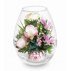 FIORA Арт: 42447(DVS-Rw) цветы в стекле